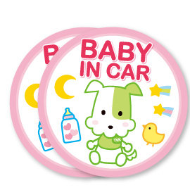 てんちゃん BABY IN CARステッカー