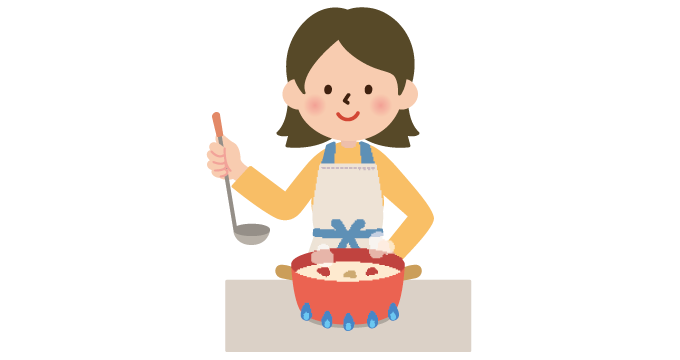 毎日料理をする